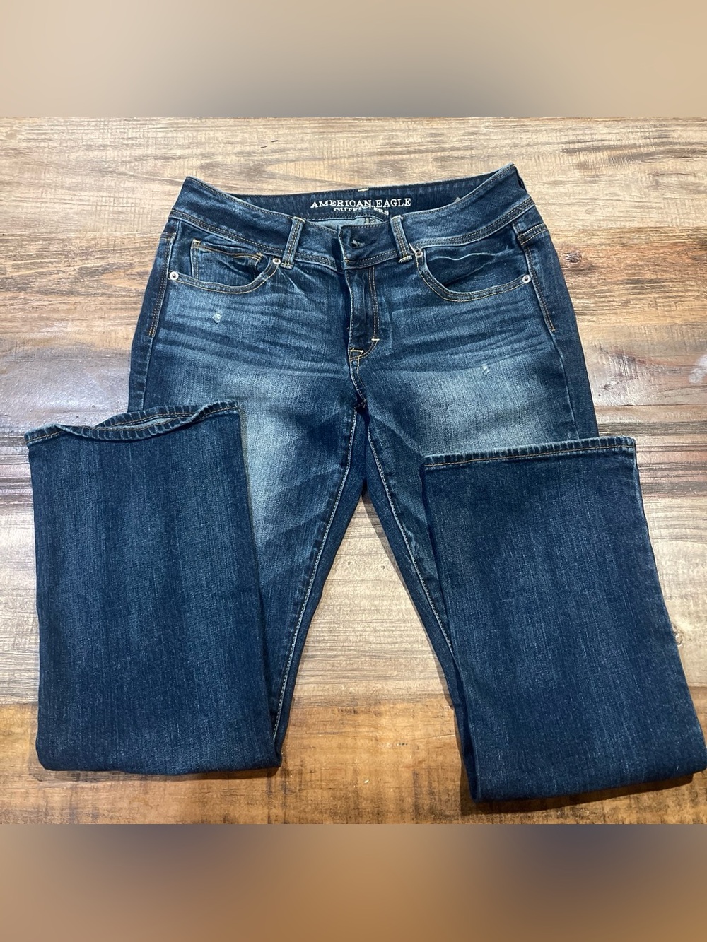 American Eagle Outfitters Dark Blue Women's Boot Cut Jeans